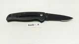 Ridge Runner Model RR612 Folding Pocket Knife Liner Lock Combo Edge Blk *Various