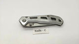 Gerber Airlift Silver Folding Pocket Knife Stainless Steel Frame Lock Plain Edge