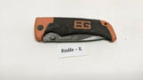 Gerber Bear Grylls Scout Folding Pocket Knife Drop Point Fine/Serrated Edge