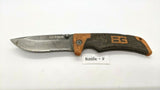 Gerber Bear Grylls Scout Folding Pocket Knife Drop Point Fine/Serrated Edge