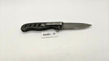 Gerber EVO Jr Folding Pocket Knife Combo Edge Liner Lock Black Anodized Aluminum