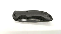 5.11 Limited Edition Blk Combo Edge Folding Pocket Knife Liner Lock Carbon Fiber