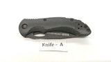 5.11 Limited Edition Blk Combo Edge Folding Pocket Knife Liner Lock Carbon Fiber