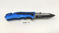 Tac-Force Speedster TF-835 Tactical Folding Pocket Knife Assisted Police Blue