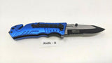 Tac-Force Speedster TF-835 Tactical Folding Pocket Knife Assisted Police Blue