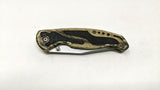 Master USA Folding Pocket Knife Liner Lock Combo Edge Camo G10 w/Delrin Inserts