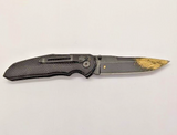 Meyerco A Jeff Hall Design Drop Point Plain Edge Liner Lock Folding Pocket Knife