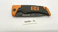Gerber Bear Grylls Scout Folding Pocket Knife Drop Point Fine/Serrated Edge