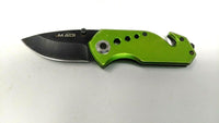 MADI PK-1 Folding Pocket Knife Rescue Plain Edge Liner Lock Aluminum  *Various*