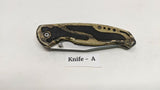 Master USA Folding Pocket Knife Liner Lock Combo Edge Camo G10 w/Delrin Inserts