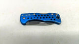 Nite Ize DooHickey Small Folding Pocket Knife Lockback Keychain Plain Aluminum