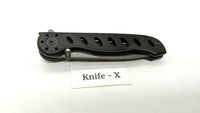 Gerber EVO Jr Folding Pocket Knife Combo Edge Liner Lock Black Anodized Aluminum