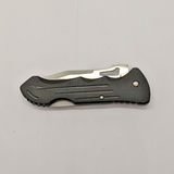 Appalachian Trail Clip Point Plain Edge Lock Back Black Folding Pocket Knife