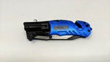 Tac-Force Speedster TF-835 Tactical Folding Pocket Knife Assisted Police Blue