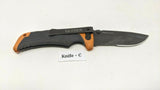 Gerber Bear Grylls Scout Folding Pocket Knife Drop Point Fine/Serrated Edge