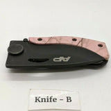 Realtree AP Pink Camo Folding Pocket Knife Plain Edge Frame Lock Blk Stainless