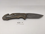 Smith & Wesson M&P SWMP11 Folding Pocket Knife Plain Edge Liner Lock Tactical
