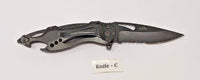 Tac-Force Speedster Series TF-705 Pocket Knife Spring Assisted *Variations* Blk