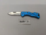 Nite Ize DooHickey Small Folding Pocket Knife Lockback Keychain Plain Aluminum