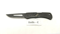 SOG Folding Pocket Knife Small Keychain Plain Edge Lockback Stainless Steel