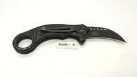 Dark Side Blades Ballistic DS-A005 Folding Pocket Knife Spring Assisted Plain