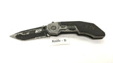 Smith & Wesson Mililtary & Police SWMP3BSD/SWMP3BSCP Folding Pocket Knife Combo