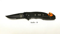 Tac-Force Model TF-525 Folding Pocket Knife Rescue Assisted Combo Edge Liner SS