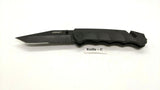 Coast DX330 Combination Blade Folding Pocket Knife Liner Lock Black Nylon Handle