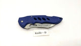 Frost Cutlery Navy Seal USA Folding Pocket Knife Combo Edge Lockback Tactical