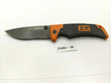 Gerber Bear Grylls Scout Folding Pocket Knife Drop Point Fine/Serrated Edge