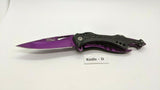 MTech USA Ballistic MT-A705 Folding Pocket Knife Spring Assisted Liner *Various*