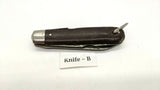 Vintage Imperial Prov RI USA Electrician's Folding Pocket Knife Lineman Flathead