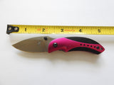 Browning 063/060 Pink/Gray Single Blade Pocket Knife