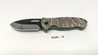 Mossy Oak Tactical Folding Pocket Knife Liner Lock Plain Edge Camo  **Various**