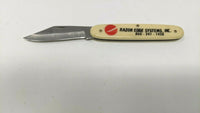 Frost Cutlery Flying Falcon Folding Pocket Knife Rostfrei Stainless Steel White