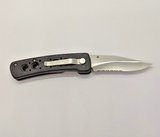 Frost Cutlery Flying Falcon Clip Point Combination Blade Folding Pocket Knife