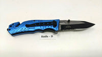 Tac-Force Speedster TF-835 Tactical Folding Pocket Knife Assisted Police Blue