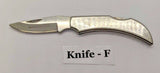 Winchester Mini Lockback Folding Pocket Knife All Stainless Steel Plain Edge