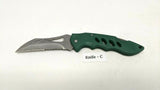 Frost Cutlery Navy Seal USA Folding Pocket Knife Combo Edge Lockback Tactical