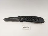 Smith & Wesson Extreme Ops CK5TBS Folding Tactical Knife Tanto Combo Liner Lock