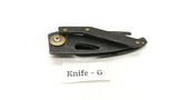 Coast Model FX200 Folding Pocket Knife Frame Lock All Black Bottle Opener Handle