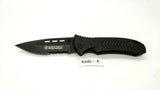 Smith & Wesson Extreme Ops Taylor Cutlery 440 CK08TBS Folding Pocket Knife Black