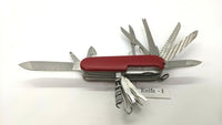 Vtg Victorinox Champion Officier Suisse SAK Folding Pocket Knife Mag Glass 91mm