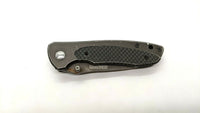 Guidesman Folding Pocket Knife Plain Edge Liner Lock 8Cr13MoV Steel G10 Insert