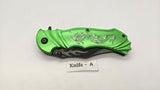 Masters Collection Ballistic MC-A003 Folding Pocket Knife Assisted Plain Dragon