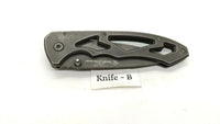 Smith & Wesson Model CK400L & CK400LTS Folding Pocket Knife Gray Frame Lock