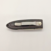 Fury 88010 Drop Point Combination Blade Frame Lock Folding Pocket Knife