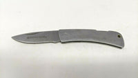 Winchester Stainless Steel Folding Pocket Knife Plain Edge Lockback Drop Point