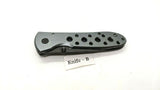 Smith & Wesson Extreme Ops SWA13 Folding Pocket Knife Plain Liner Aluminum Gray