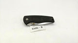 Kutmaster Combo Stainless Steel Blade Folding Pocket Knife Liner Black Handle